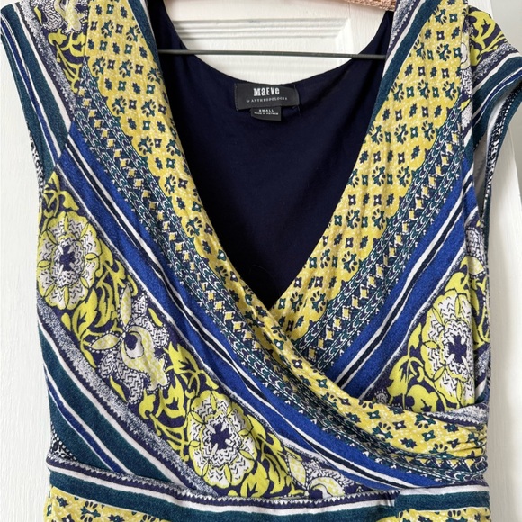 Maeve | blue and yellow maxi dress - Picture 2 of 3